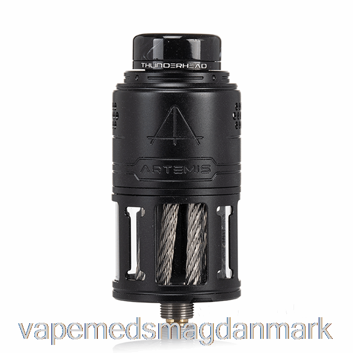Vape Uden Nikotin Thunderhead Creations Artemis V2 Top Coiler 25mm Rdta Mat Sort